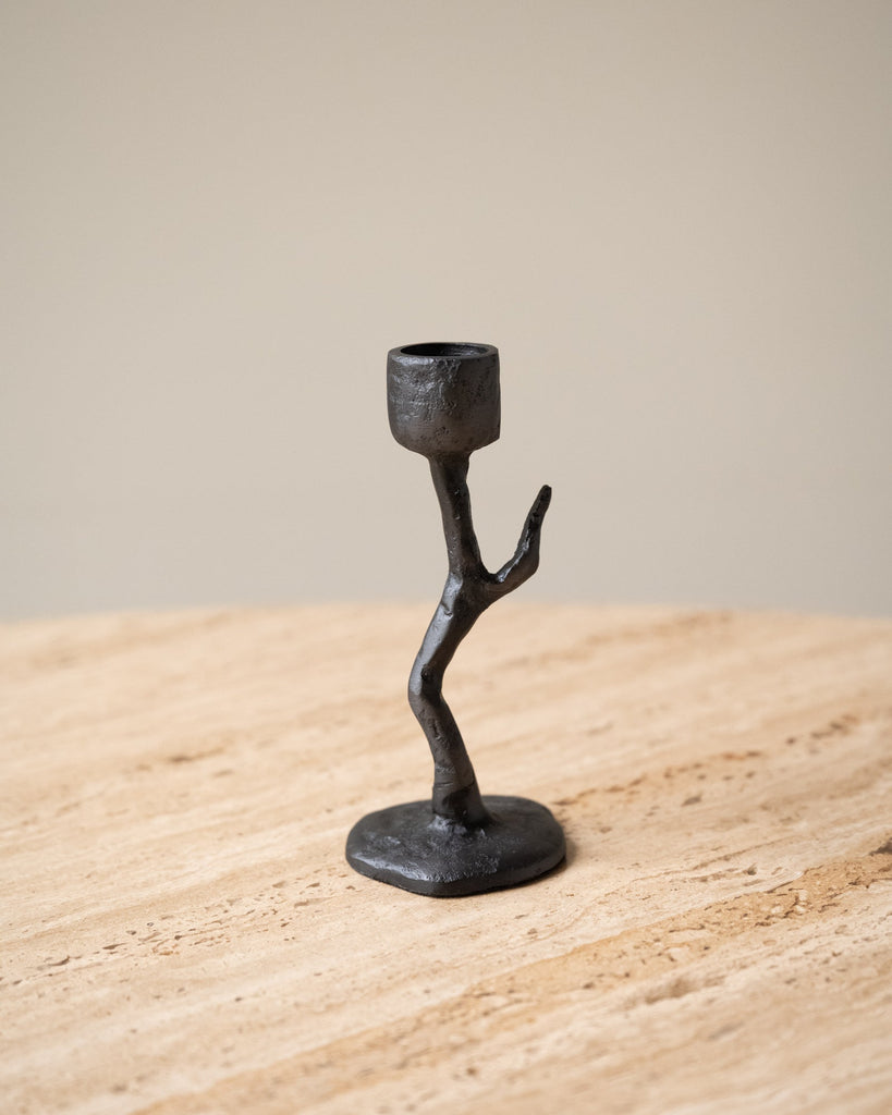 Handmade Candle Holder Branch Black - Things I Like Things I Love