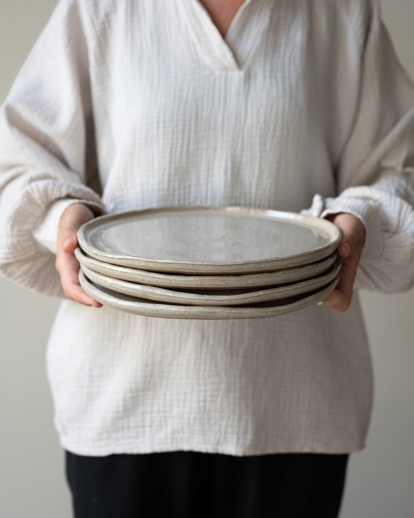Handmade Dinner Plate Serpa Beige - Things I Like Things I Love