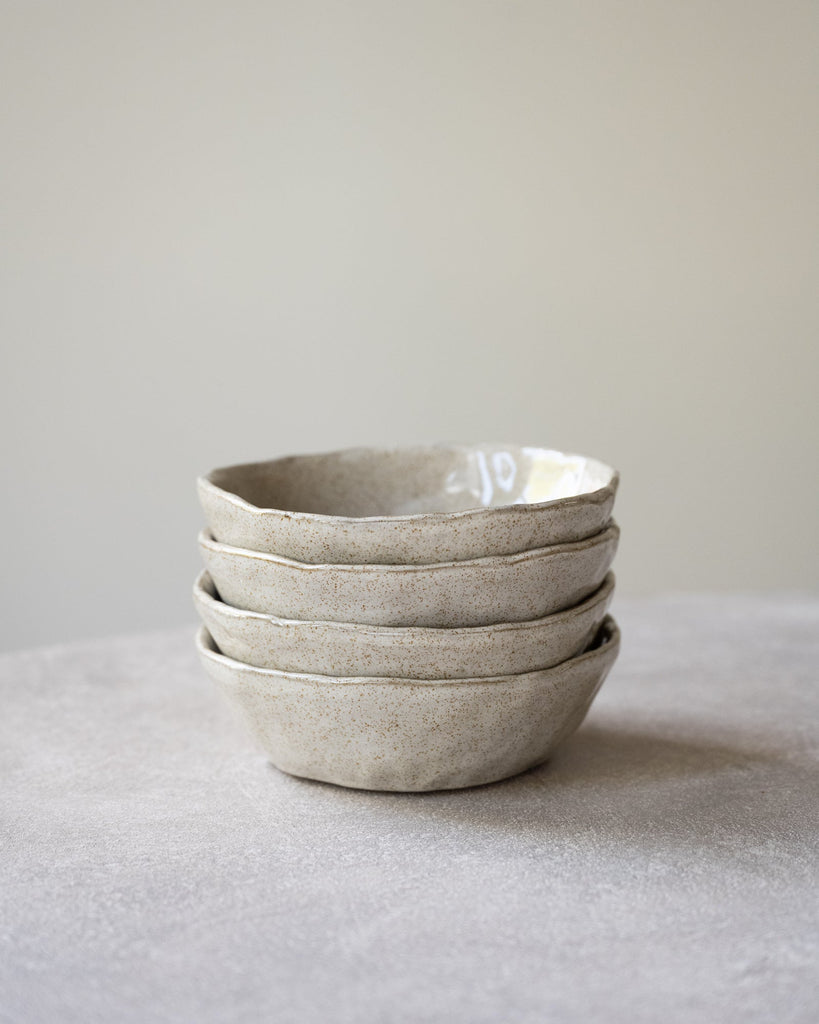 Handmade Medium Bowl Serpa Beige - Things I Like Things I Love