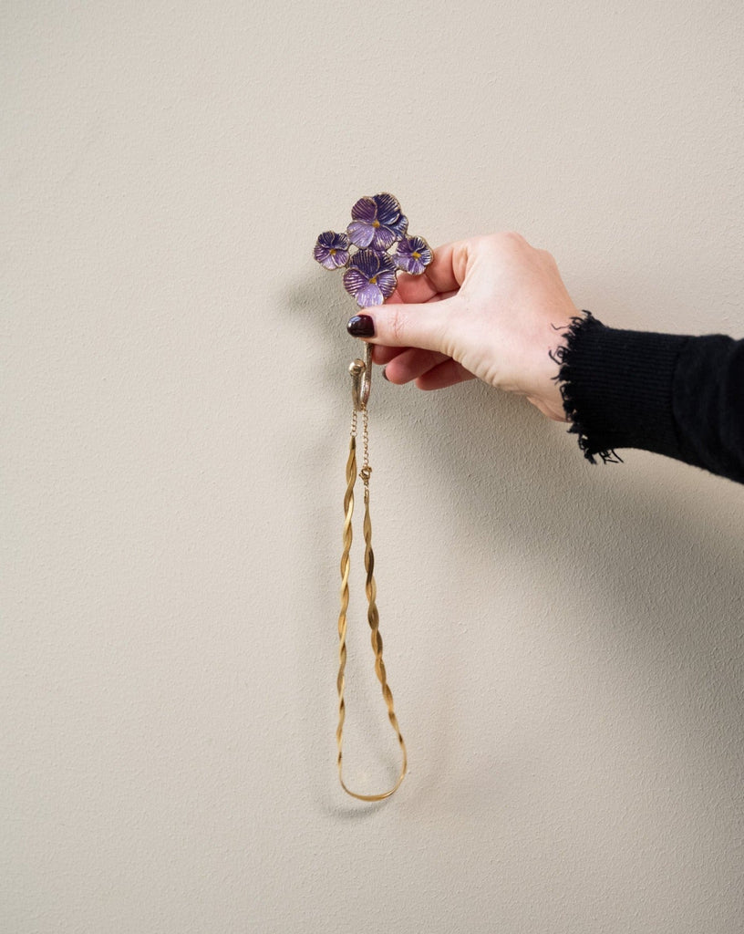 Handmade Valery Violet Field Hook - Things I Like Things I Love