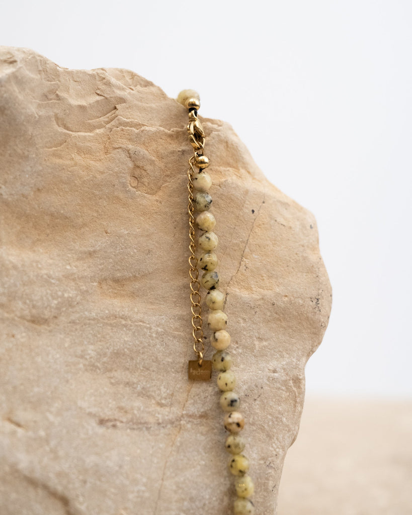 Necklace Beads Summer Beige - Things I Like Things I Love