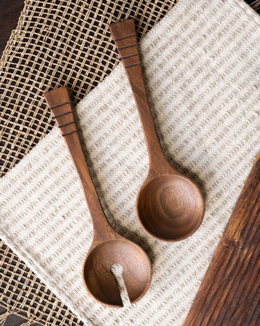 Salad Server Acacia Dark Brown - Things I Like Things I Love