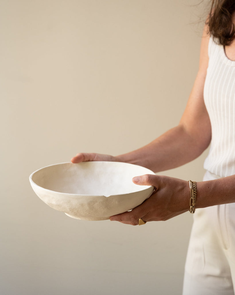 Serving Bowl Mihar White - Things I Like Things I Love