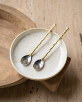 SET OF 2 - Handmade Wavy Teaspoons