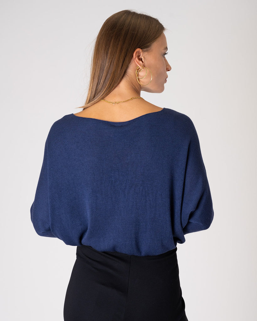 TILTIL Amber Knitted Top Kate Blue One Size - Things I Like Things I Love