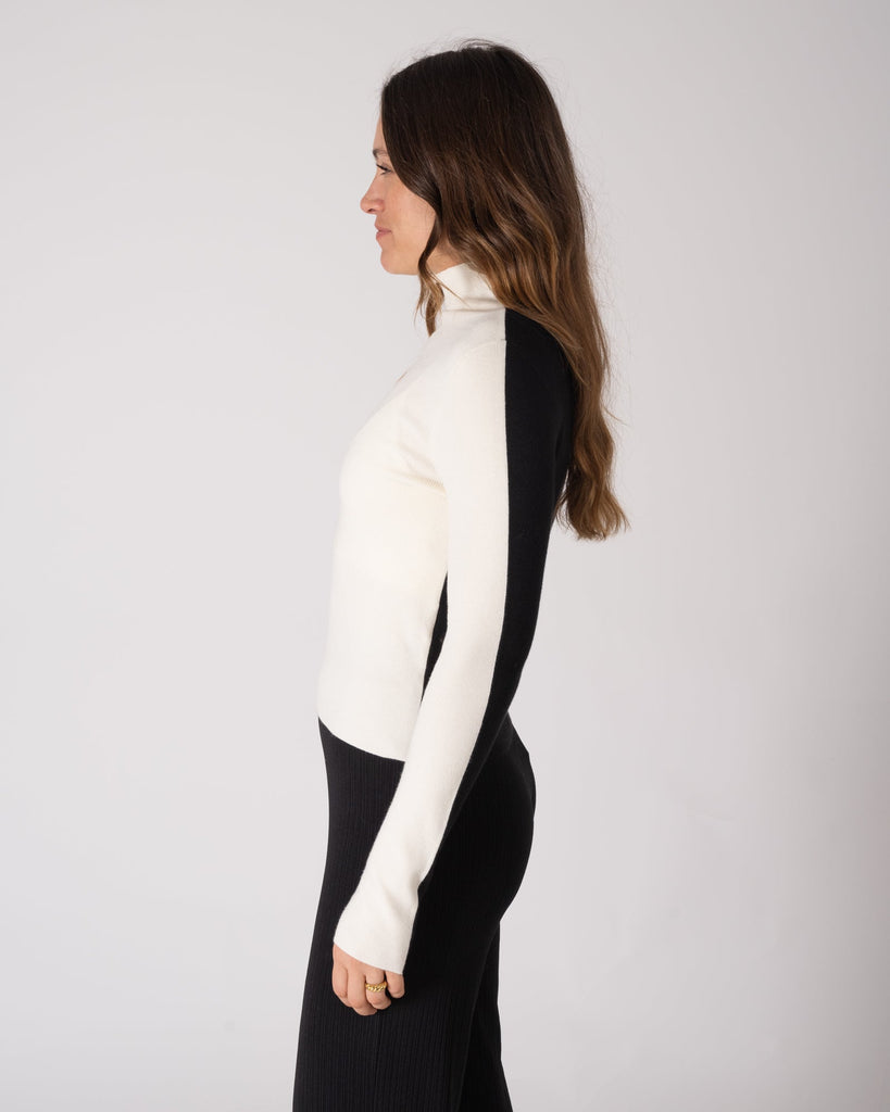 TILTIL Belly High Neck Duo White Black One Size - Things I Like Things I Love