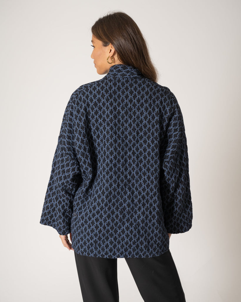 TILTIL Keil Kimono Blue Print One Size - Things I Like Things I Love