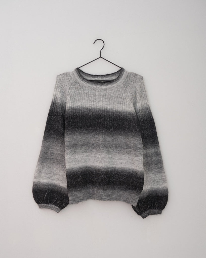 TILTIL Rikkie Striped Knit Faded Grey - Things I Like Things I Love