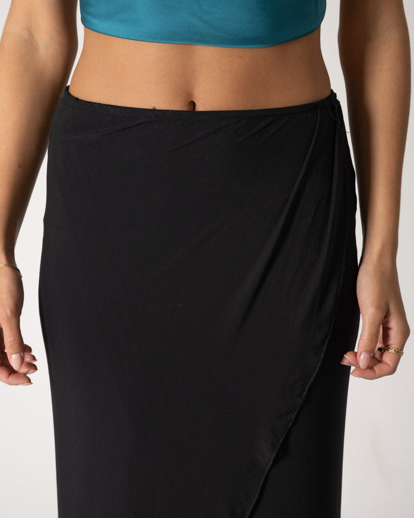 TILTIL Ro Long Mesh Skirt Black - Things I Like Things I Love