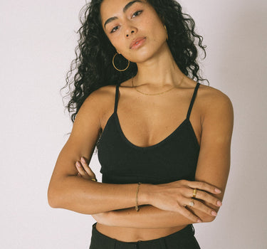 TILTIL Ruby Rib Bra Black One Size - Things I Like Things I Love
