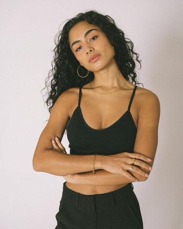 TILTIL Ruby Rib Bra Black One Size - Things I Like Things I Love