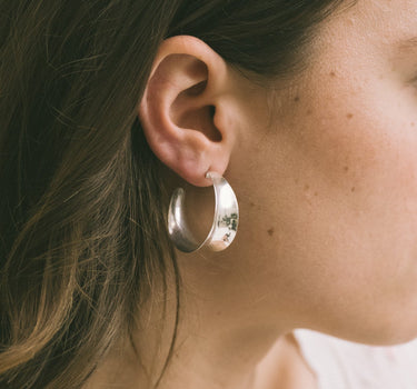 TILTIL Single Hoop Gilly Silver - Things I Like Things I Love