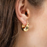 TILTIL Single Hoop Goldplated Huggie Gold - Things I Like Things I Love