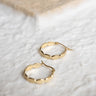 TILTIL Single Hoop Goldplated Shell - Things I Like Things I Love