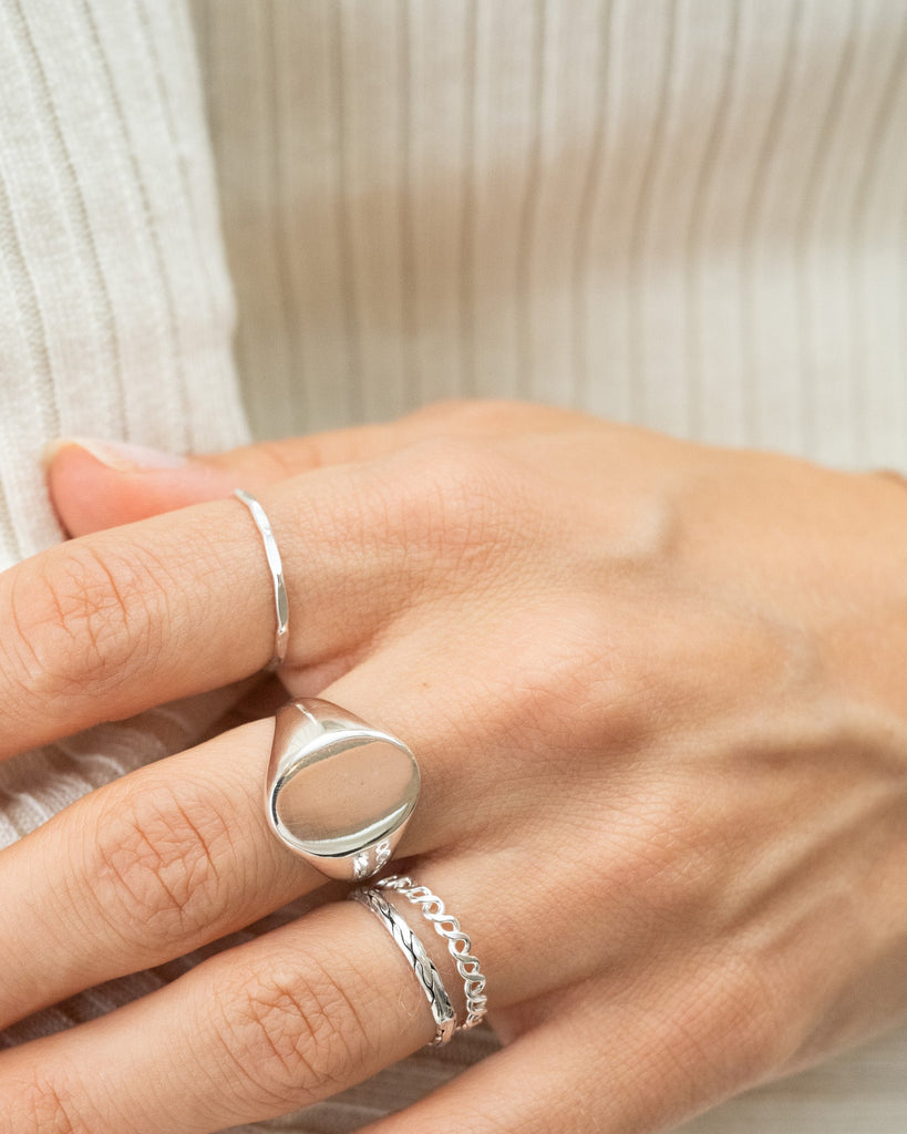TILTIL Thin Chain Ring Silver - Things I Like Things I Love