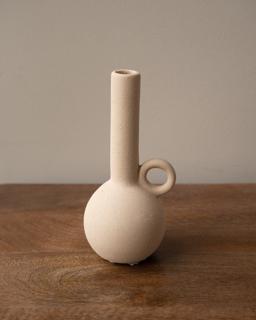 Vase Earthenware Beige - Things I Like Things I Love