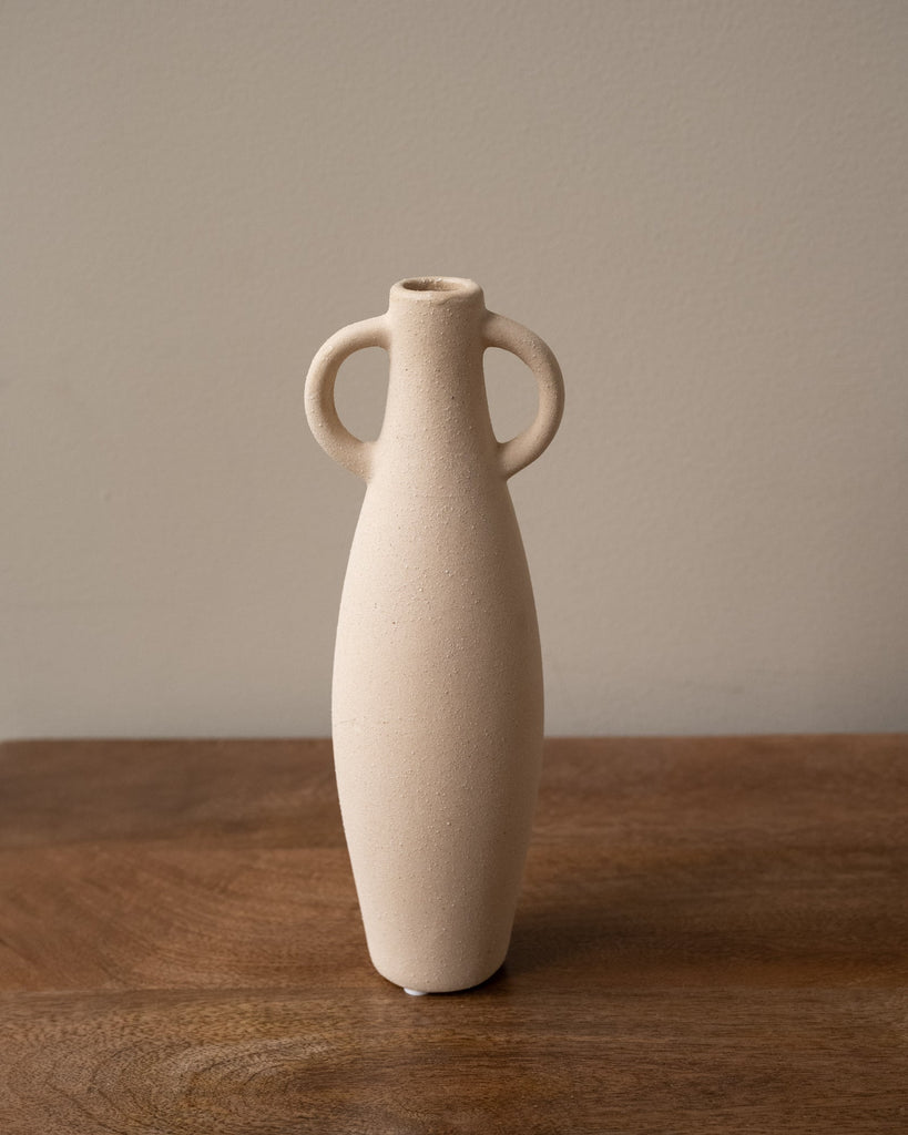 Vase Earthenware Beige - Things I Like Things I Love