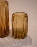 Vase Glass Brown